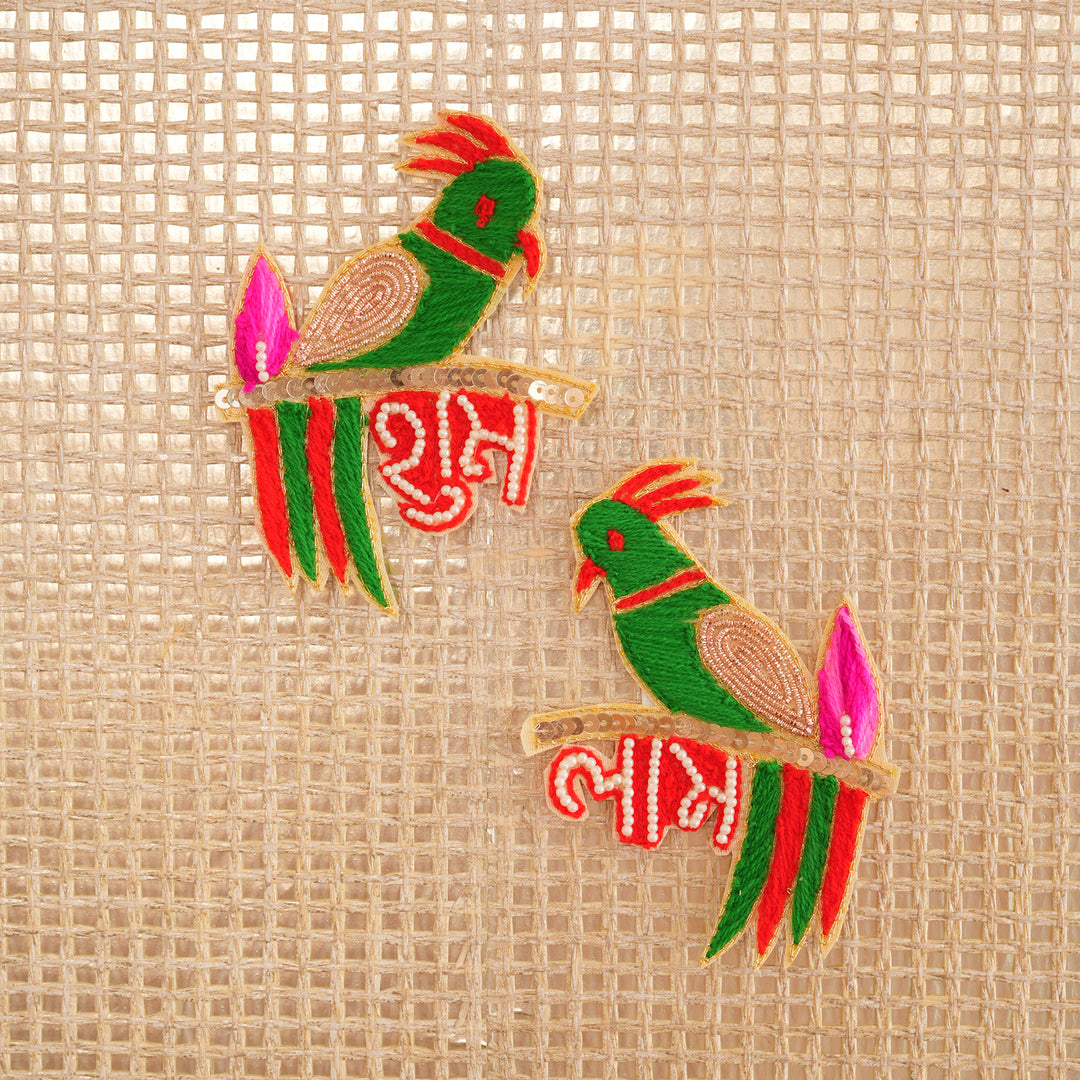 Parrot Shubh Labh Hanging For Diwali Decoration