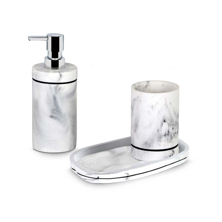 Soho Bathroom Set of 3 - White