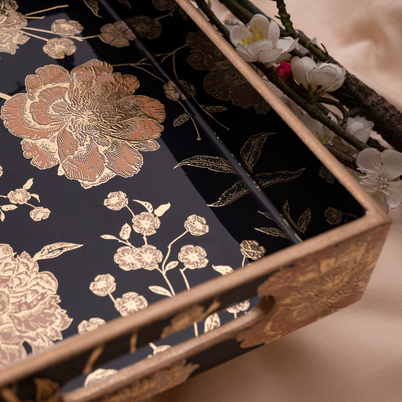 Floral multipurpose tray by Home 360