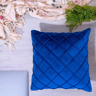 Indigo blue cushion cover by Home 360