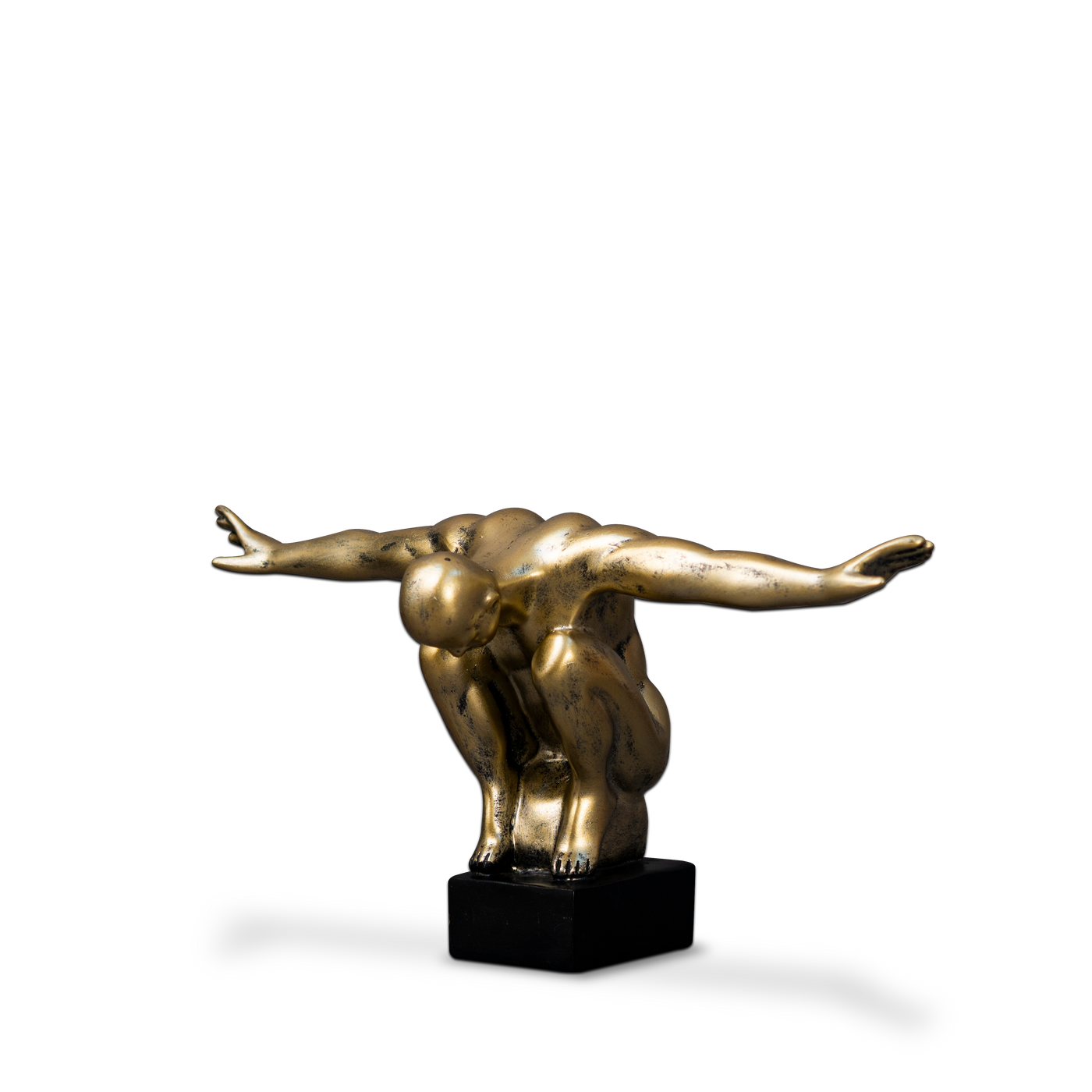 Decorative gold statue by Home 360