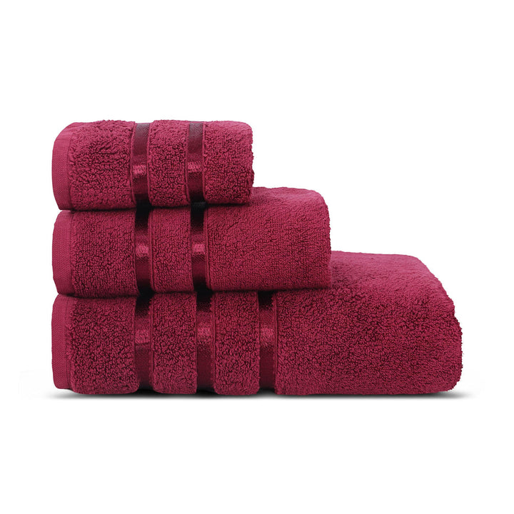 Roman Bath Towels (L and M) with Hand Towel (S) Set of 3 Pcs