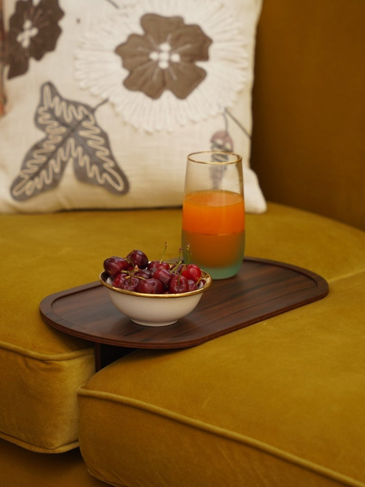 Contemporary Oval Sofa Tray