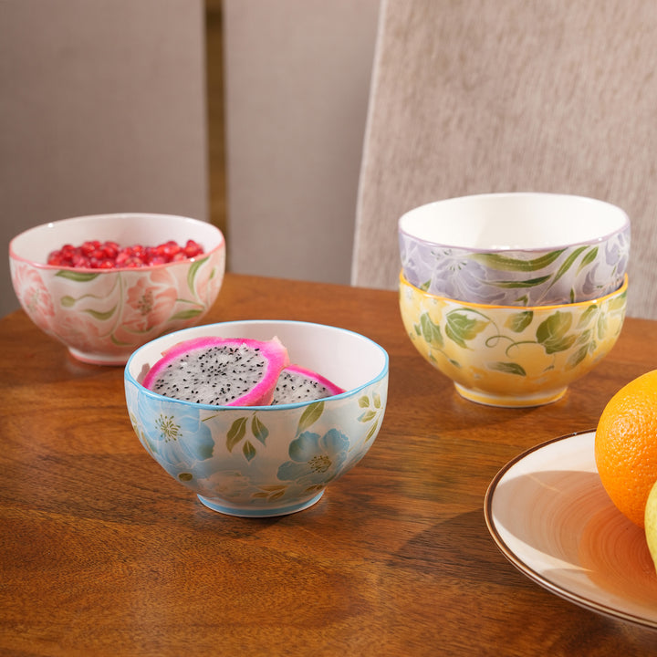 Assorted Floral Ceramic Bowl