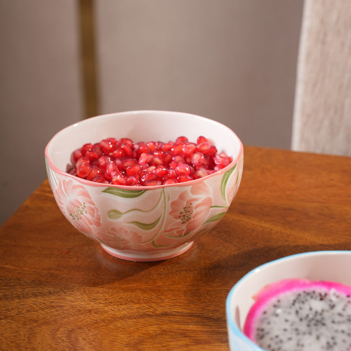 Assorted Floral Ceramic Bowl