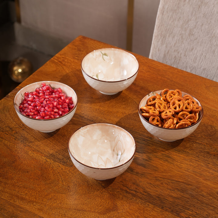 Blossom Lotus Ceramic Bowls