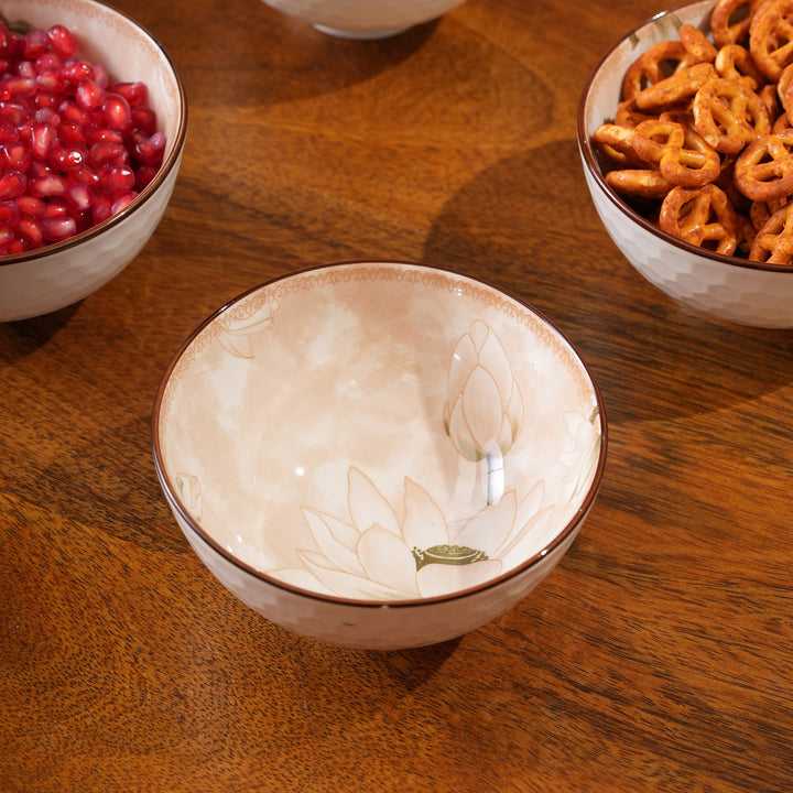 Blossom Lotus Ceramic Bowls