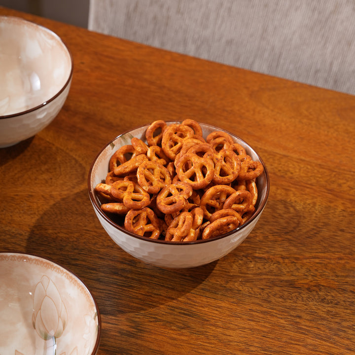 Blossom Lotus Ceramic Bowls