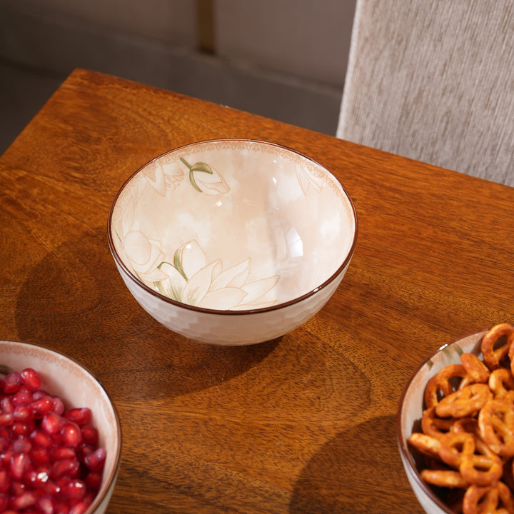Blossom Lotus Ceramic Bowls