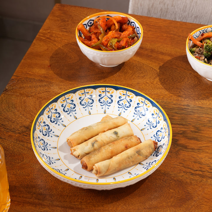 Mosaic Ceramic Dinnerware & Bowl Set