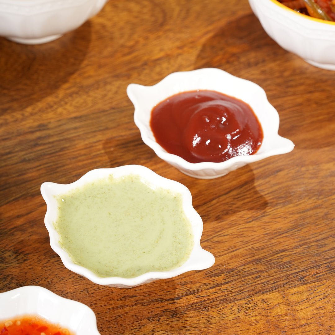 Leaf Dip Bowls | 3-Piece Set