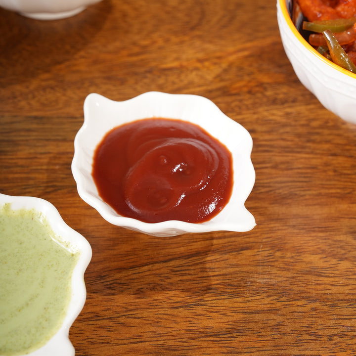 Leaf Dip Bowls | 3-Piece Set