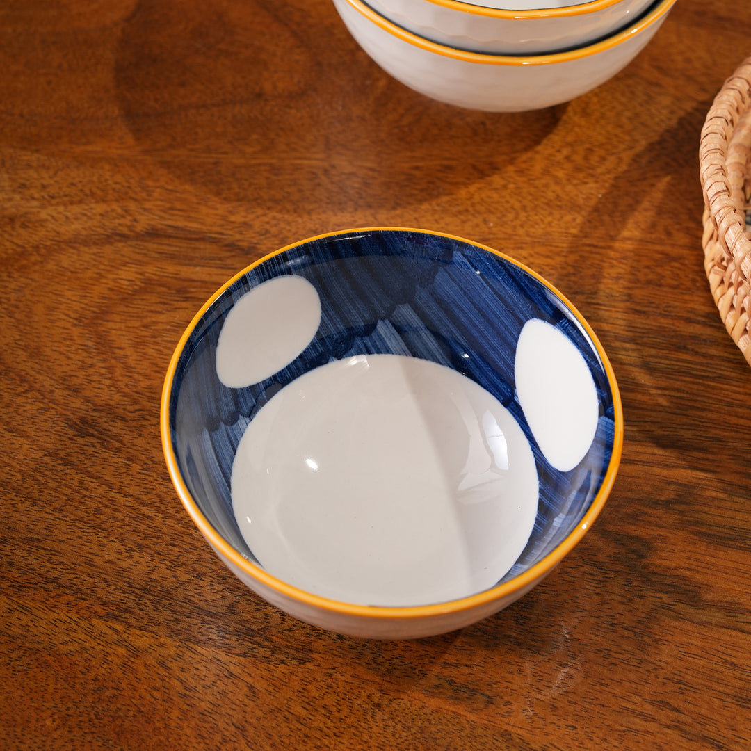 Polka Dot Ceramic Bowls