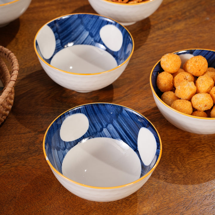 Polka Dot Ceramic Bowls
