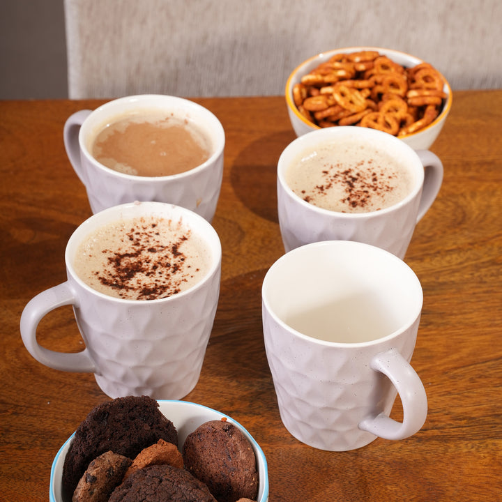 Honeycomb Speckled Ceramic Mug Set