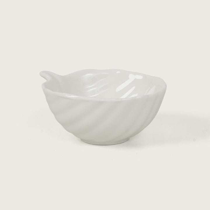 Leaf Dessert Bowls with Spoons