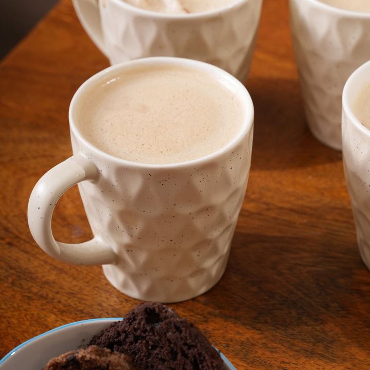 Honeycomb Speckled Ceramic Mug Set