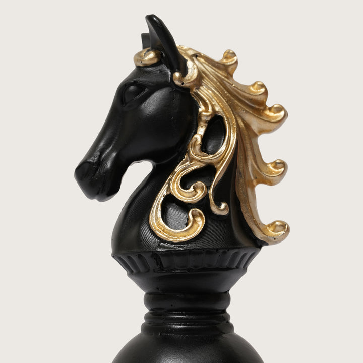 Regal Chess Knight Sculpture