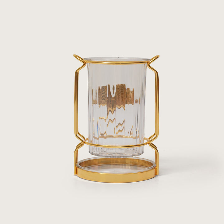 Luxury Gold Ginkgo Leaf Utensil Holder