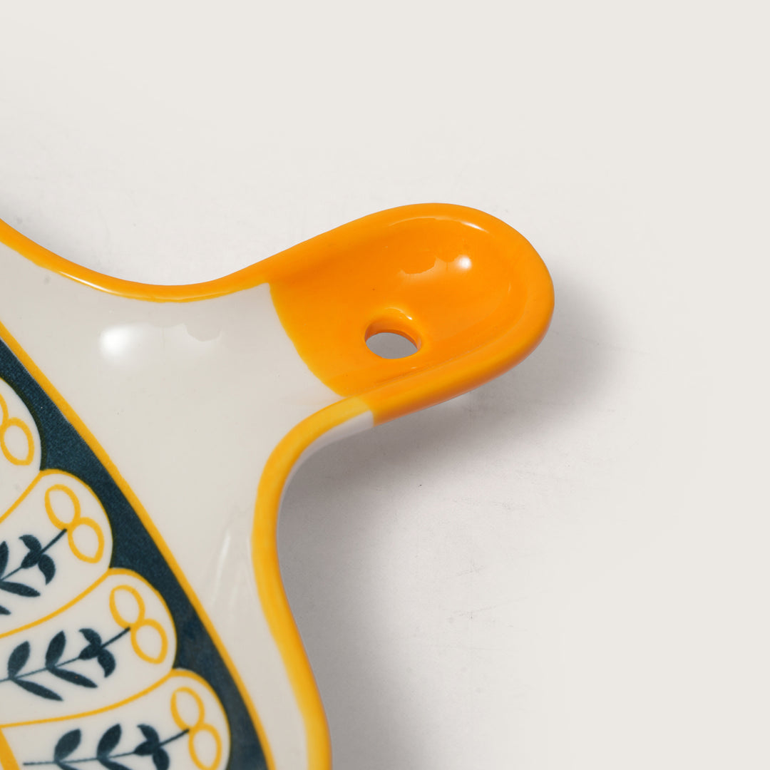 Mediterranean Motif Mini Square Platter