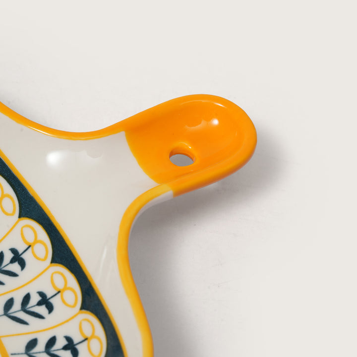 Mediterranean Motif Mini Square Platter