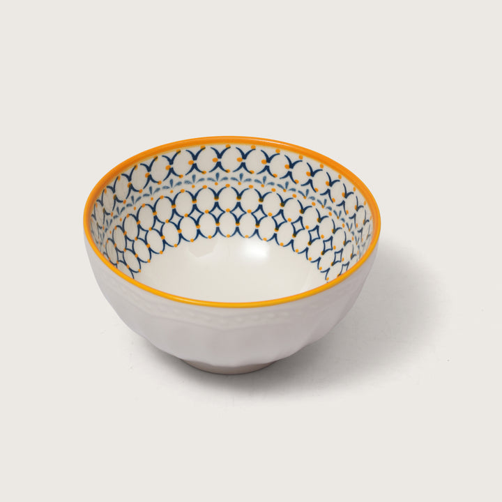 Mediterranean Mosaic Ceramic Bowl - Set Of 4