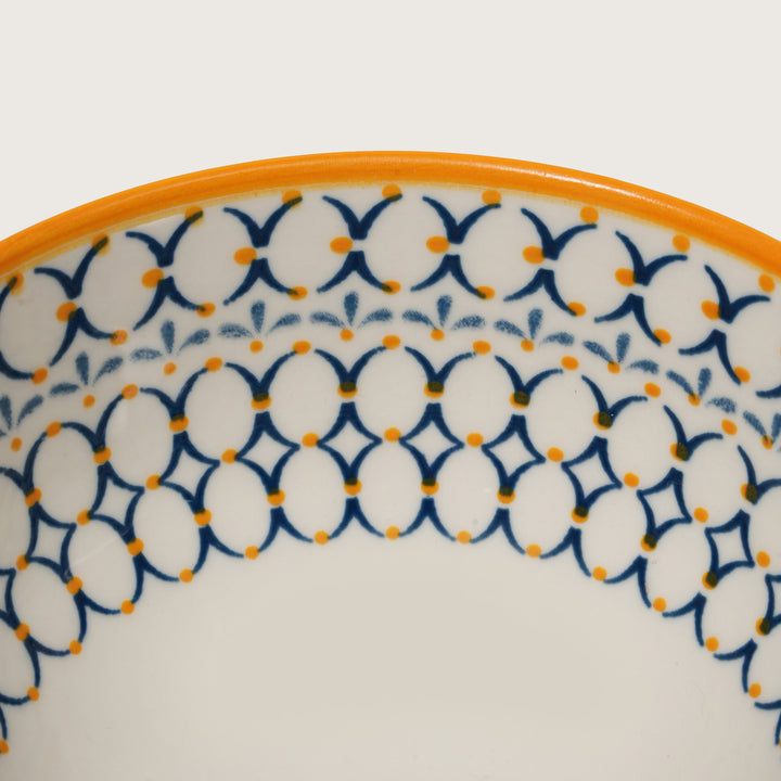 Mediterranean Mosaic Ceramic Bowl - Set Of 4