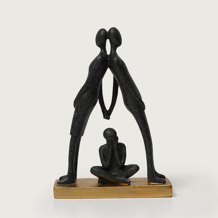 Abstract Family Protection Sculpture - Parents & Child