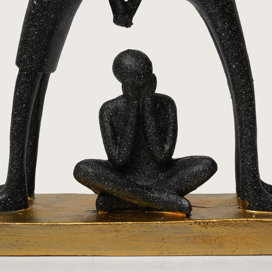 Abstract Family Protection Sculpture - Parents & Child