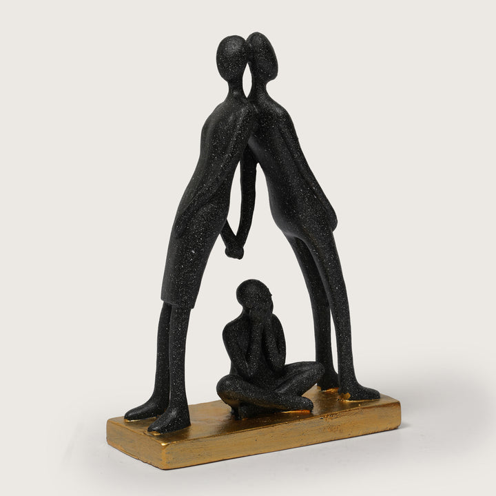 Abstract Family Protection Sculpture - Parents & Child