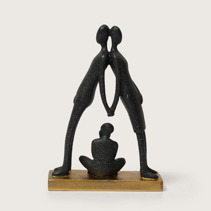 Abstract Family Protection Sculpture - Parents & Child