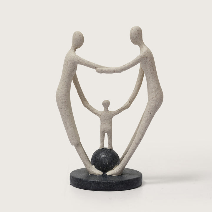 The Family Circle: Modern Abstract Family Statue