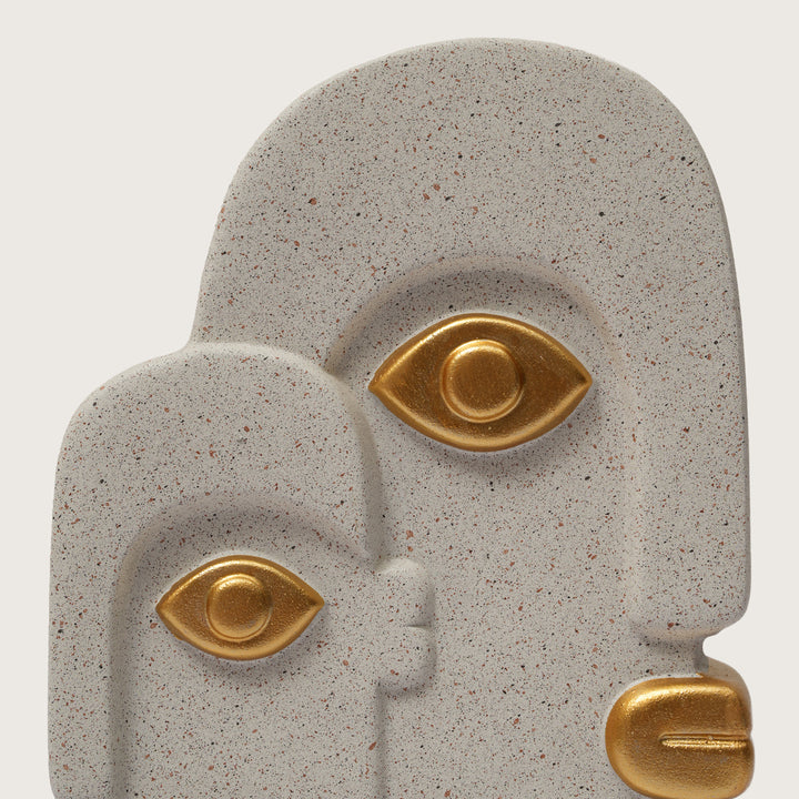 Abstract Dual Face Ceramic Vase