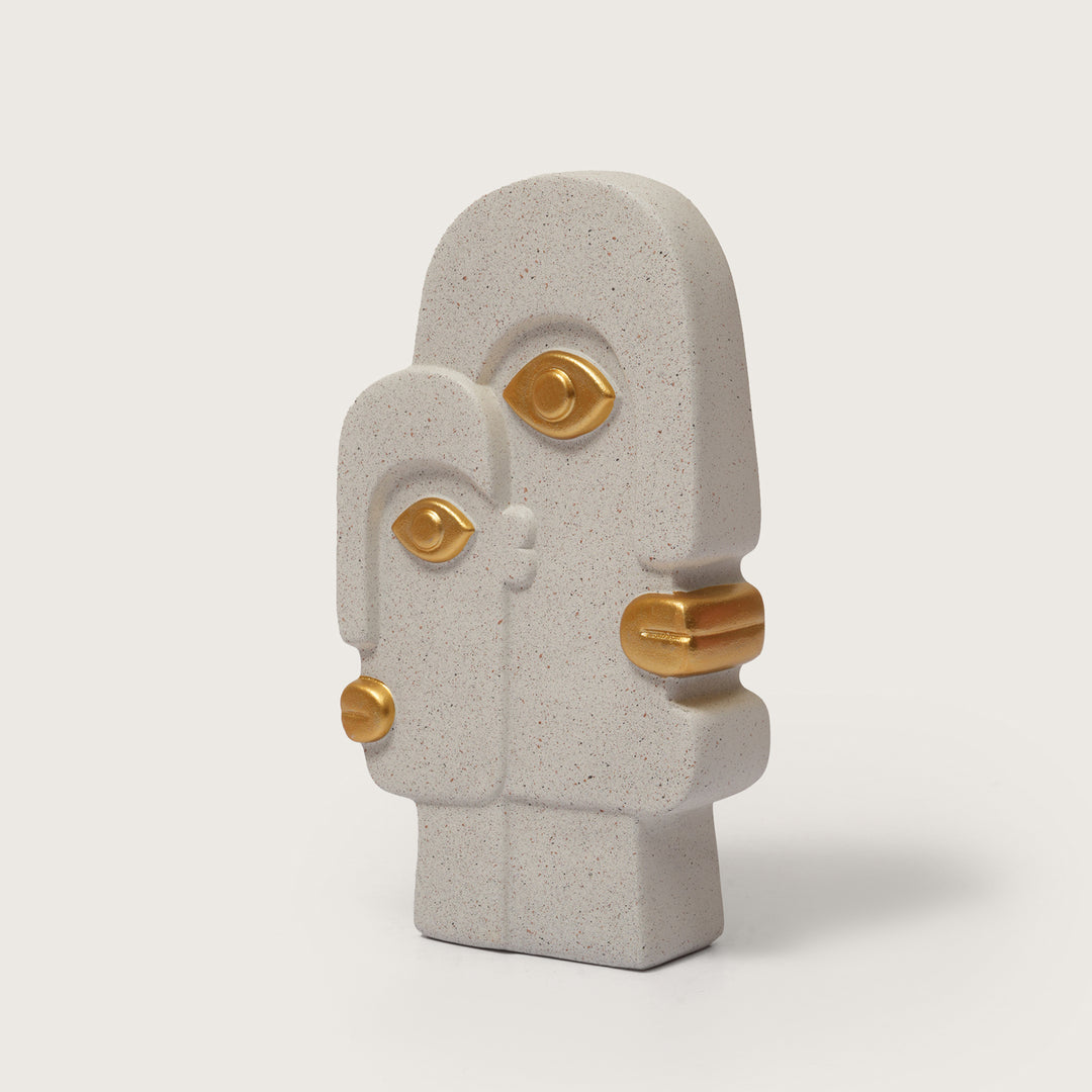 Abstract Dual Face Ceramic Vase