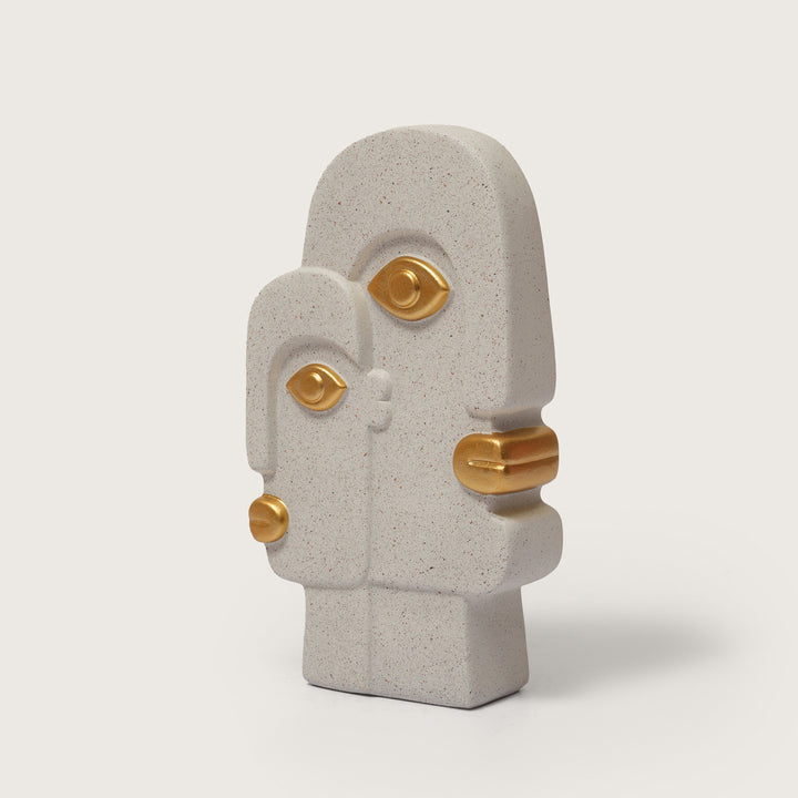 Abstract Dual Face Ceramic Vase