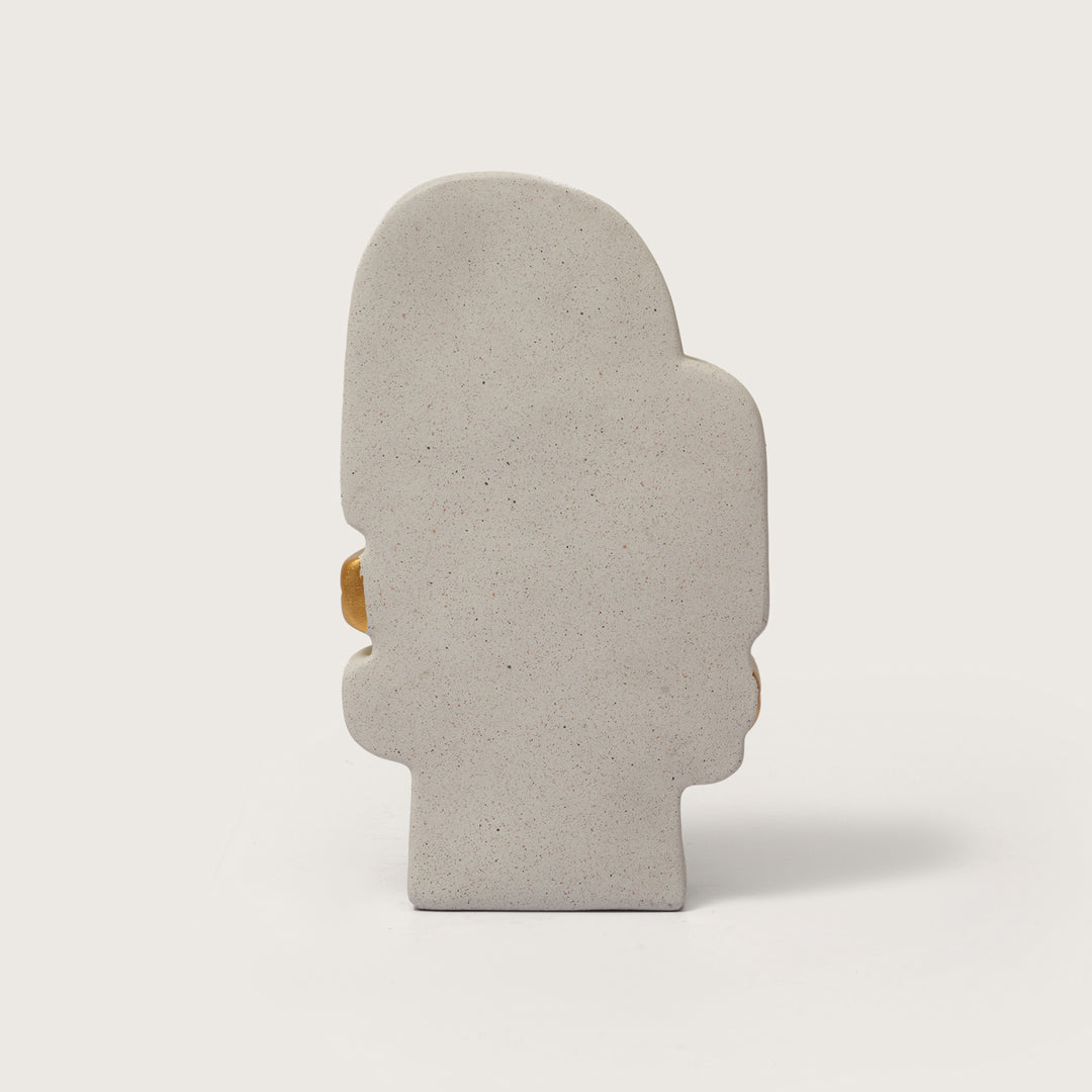 Abstract Dual Face Ceramic Vase