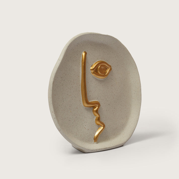 Modern Minimalist Faceline Showpiece & Vase