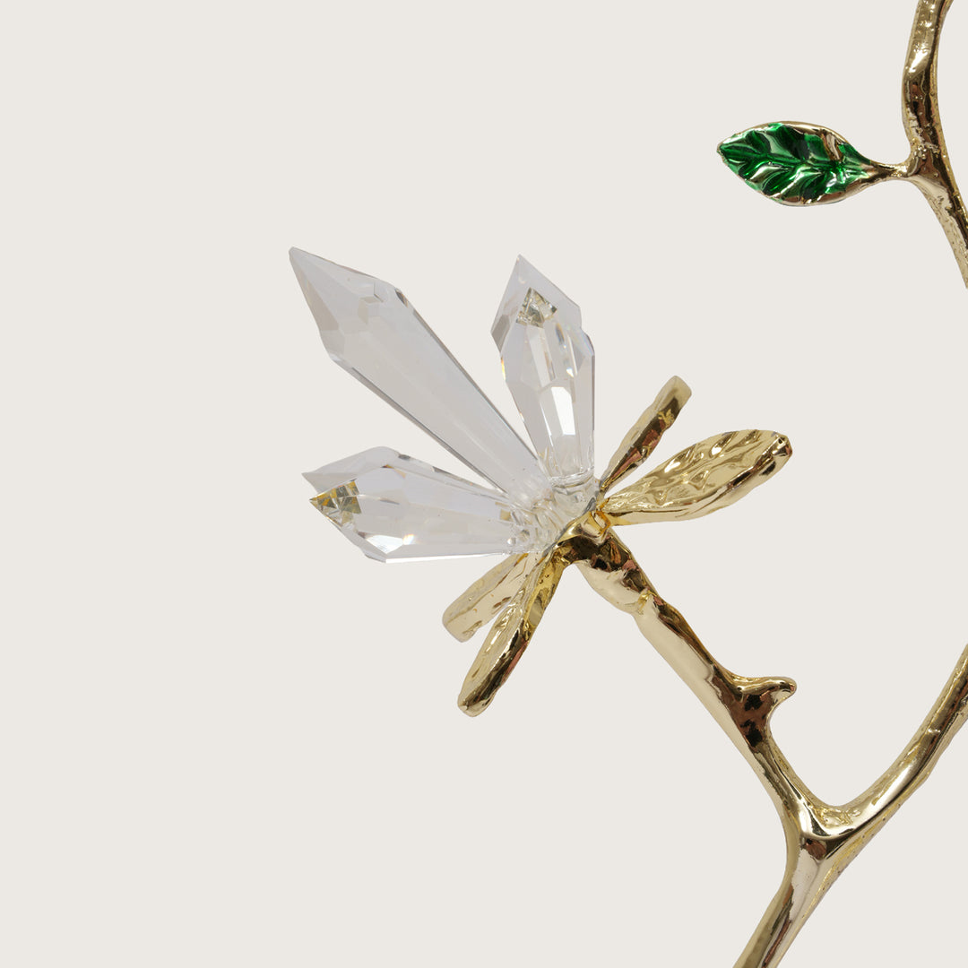 Exquisite Crystal floral Branch Sculpture