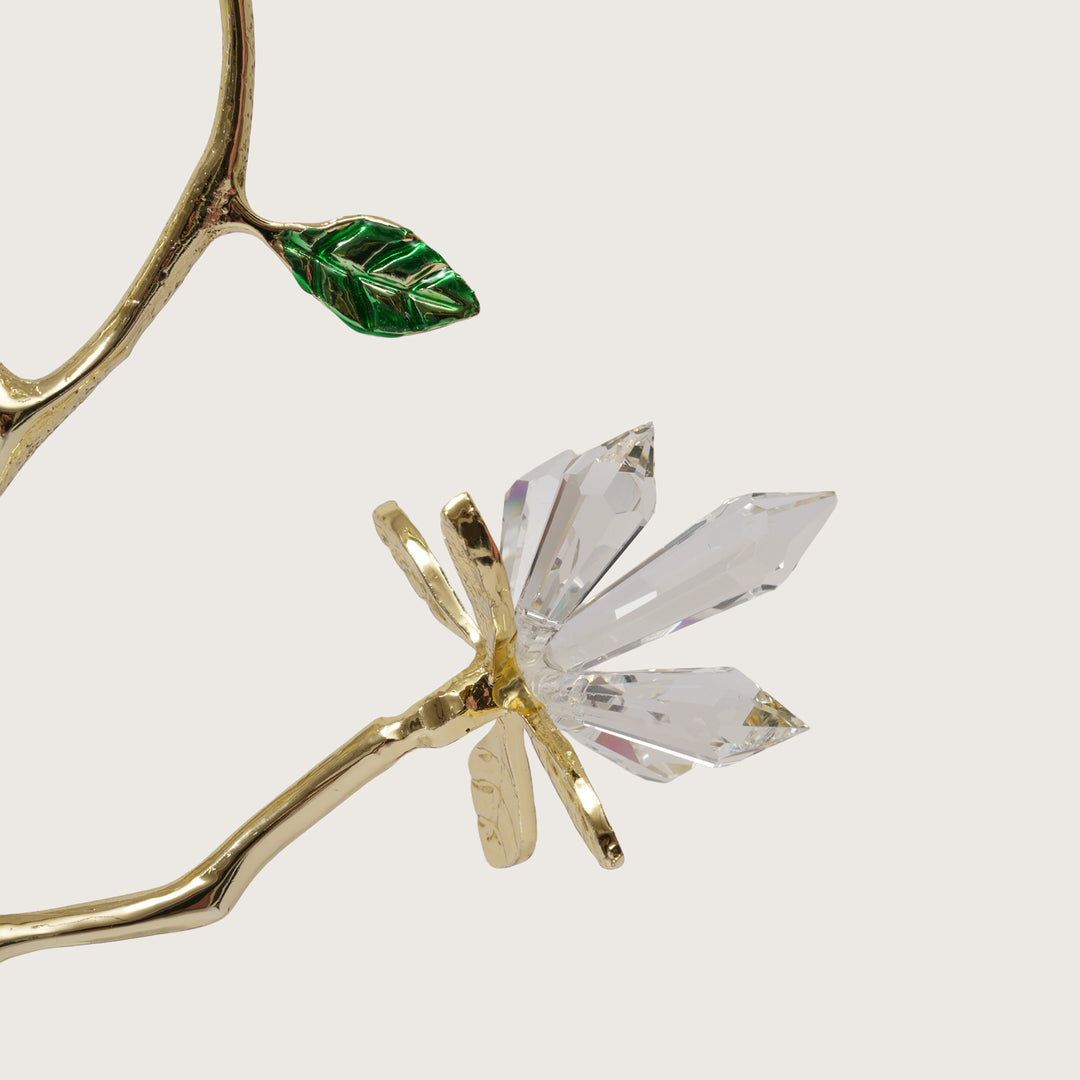 Exquisite Crystal floral Branch Sculpture