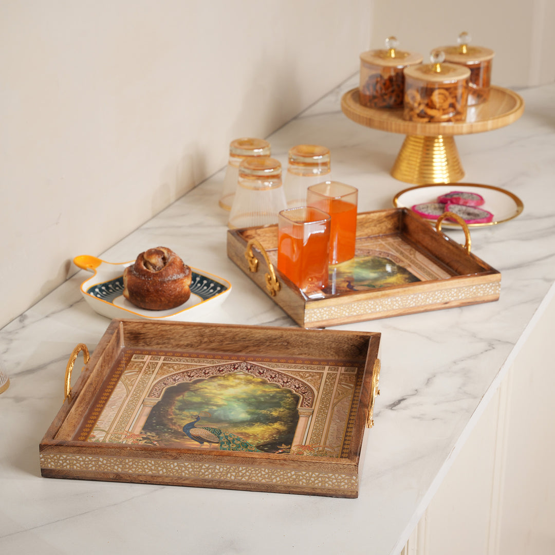 Royal Peacock Arch Nesting Trays