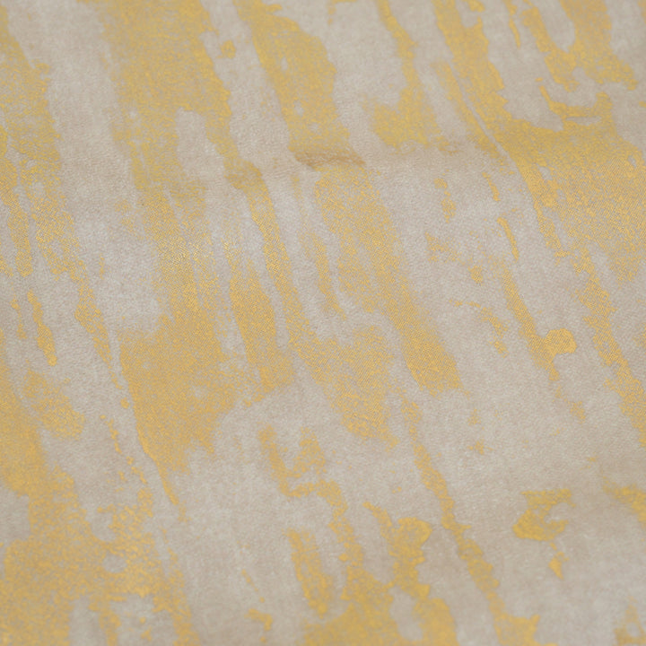 Decorative Table Runner with Tassels - Yellow