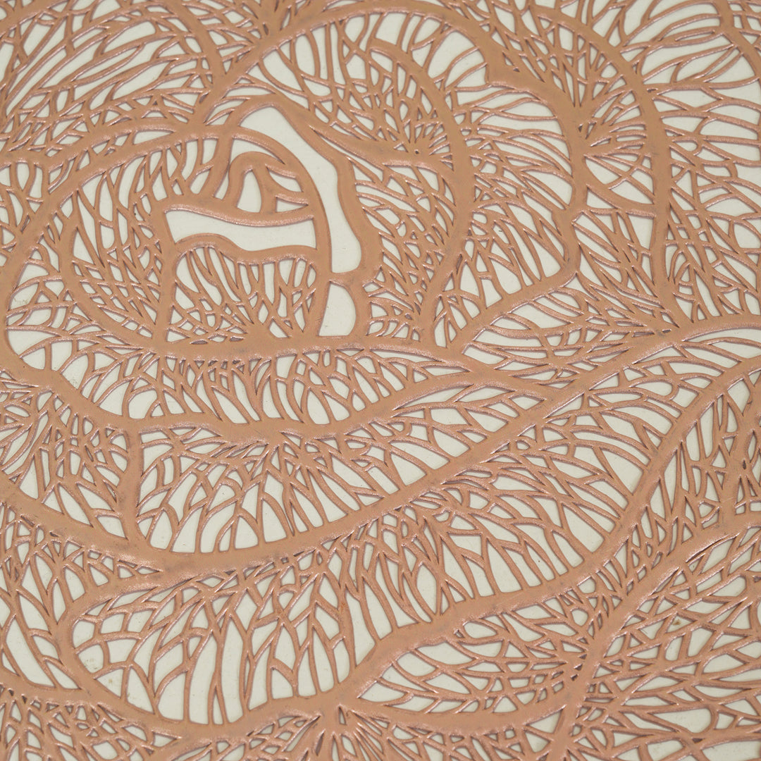 Rose-Shaped Decorative Table Placemat Rose Gold - Set of 6