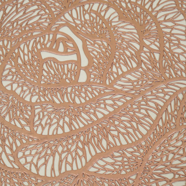 Rose-Shaped Decorative Table Placemat Rose Gold - Set of 6