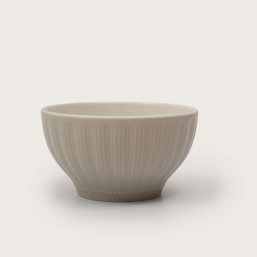 Premium Ribbed Gourmet Soup Bowl With Spoons