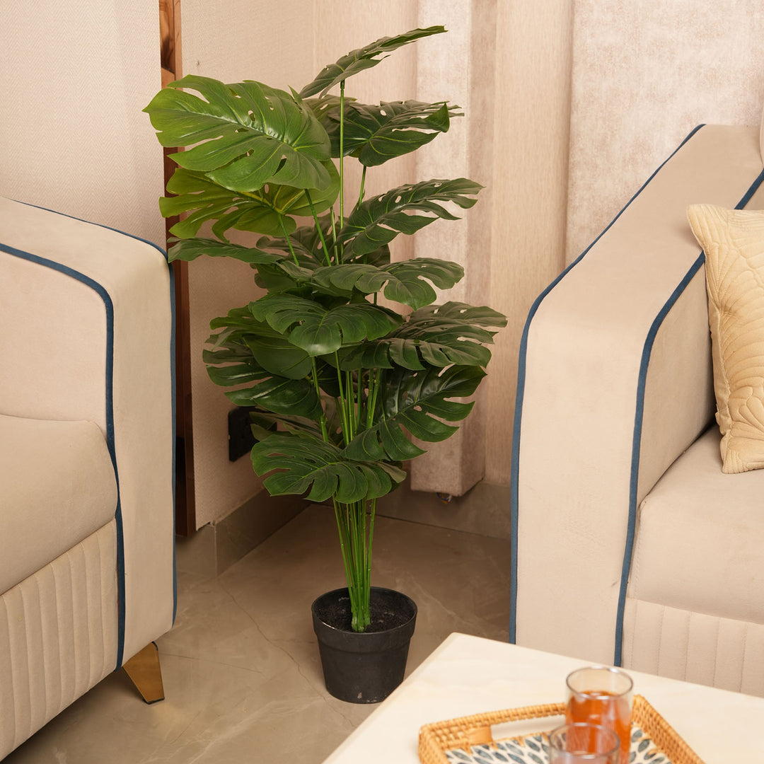 Grand Architectural Floor Statement — Lush Multi-Tiered in Modern Contrast Base