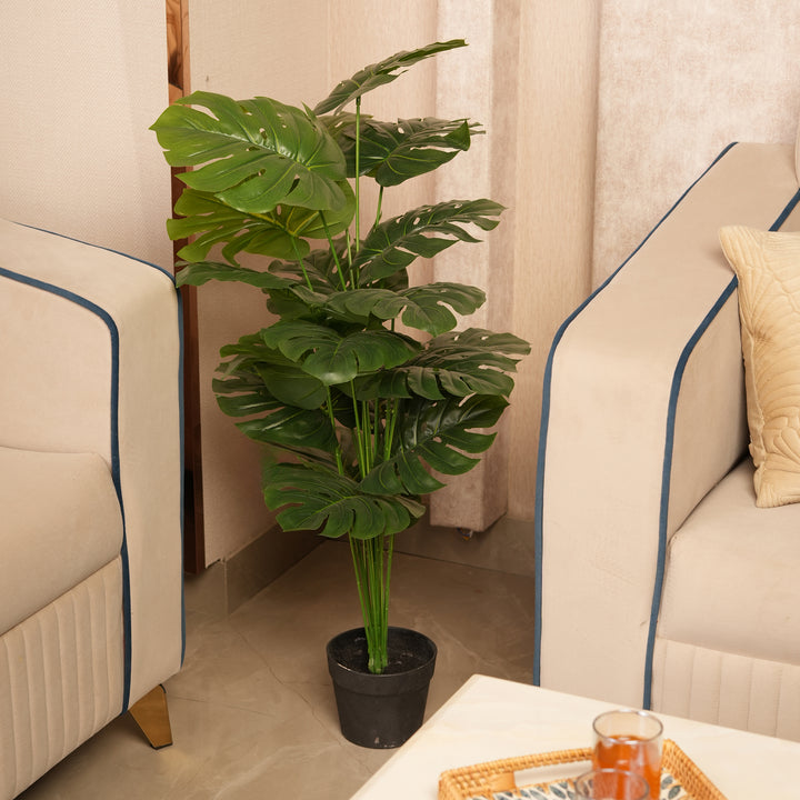 Grand Architectural Floor Statement — Lush Multi-Tiered in Modern Contrast Base