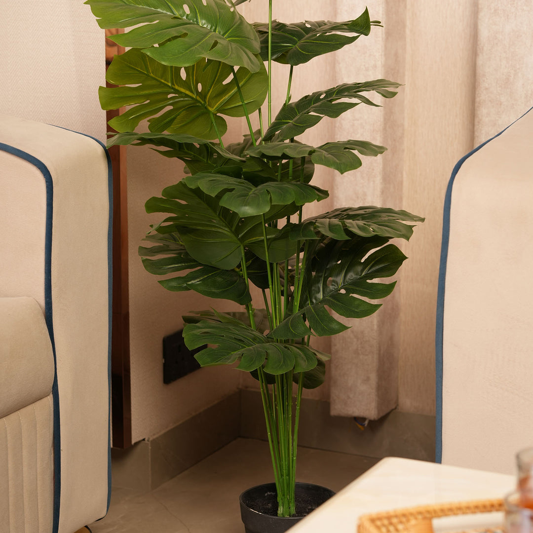 Grand Architectural Floor Statement — Lush Multi-Tiered in Modern Contrast Base