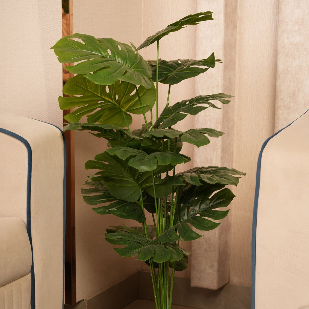 Grand Architectural Floor Statement — Lush Multi-Tiered in Modern Contrast Base