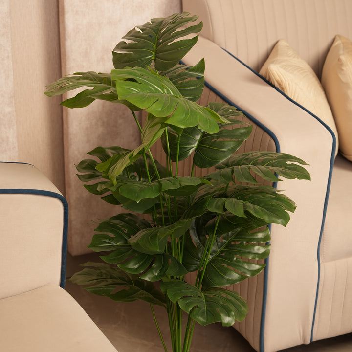 Grand Architectural Floor Statement — Lush Multi-Tiered in Modern Contrast Base