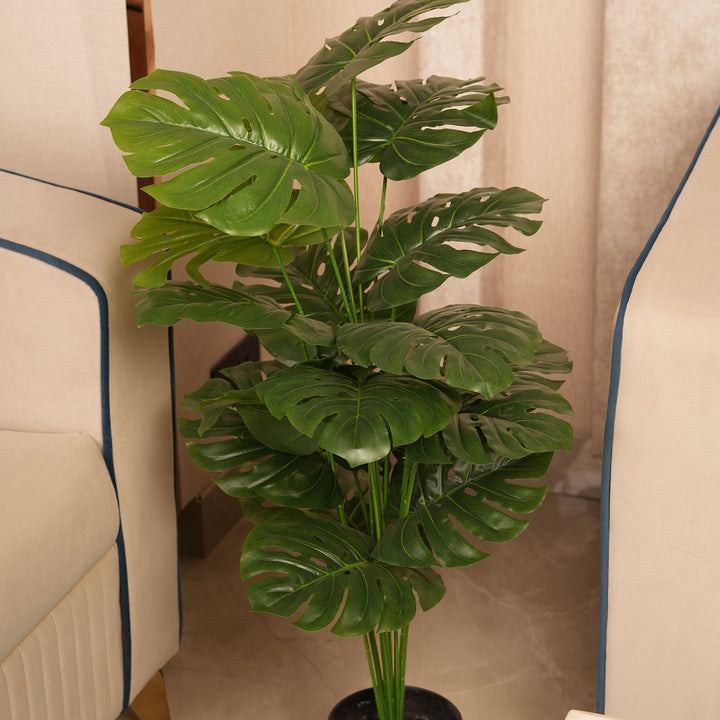 Grand Architectural Floor Statement — Lush Multi-Tiered in Modern Contrast Base